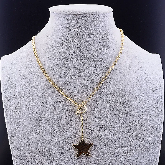 🏷️️ Підвіска зірка Xuping 42 см (позолота 18к) ss_83350
