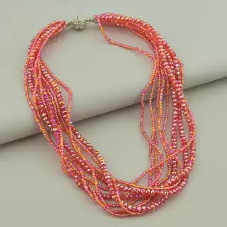 Намисто Чеський кришталь, Бісер 44 см.