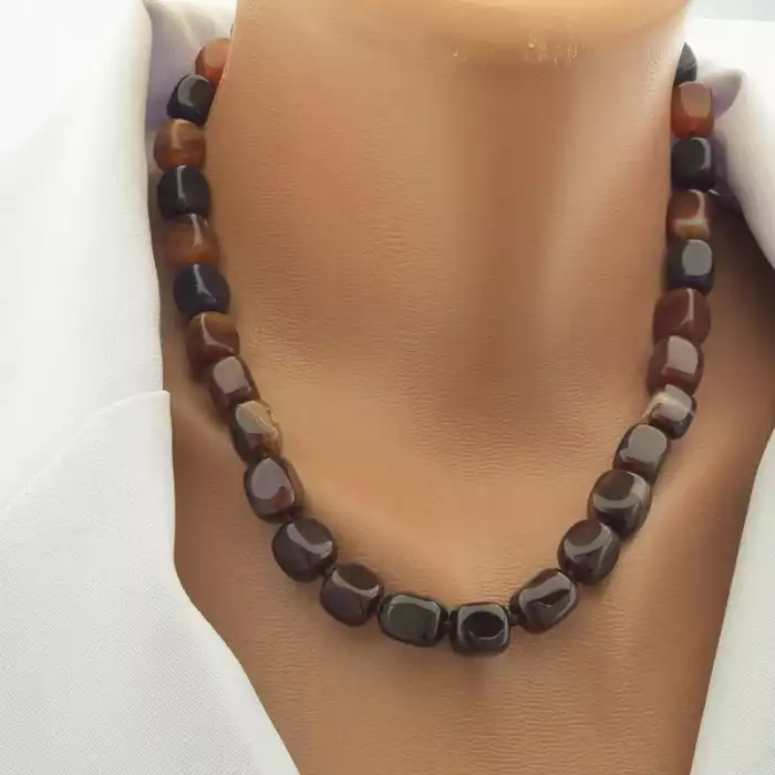 🏷️️ Намисто Агат 44 см. ss_102268