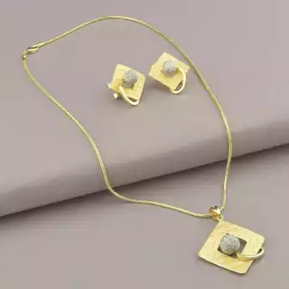 Підвіска + Сережки Winniana 45 см.