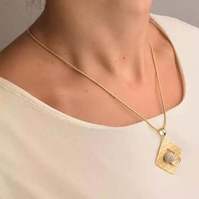 🏷️️ Підвіска + Сережки Winniana 45 см. ss_88535