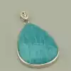 🏷️️ Кулон Амазоніт 40х25мм. (cрібло 925 проба) F-104155