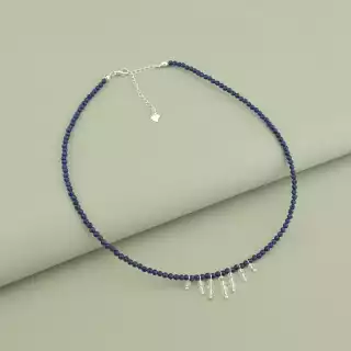 Підвіска Шпінель срібло (925 проба) 39 см.