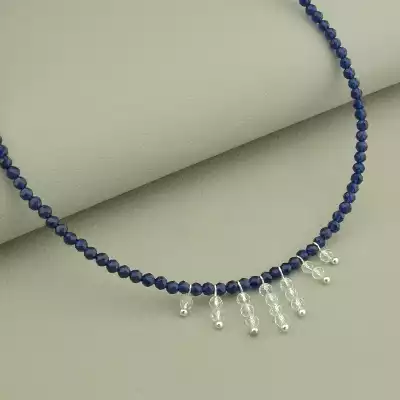 🏷️️ Підвіска Шпінель срібло (925 проба) 39 см. F-98684