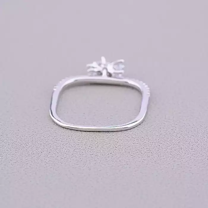 🏷️️ Каблучка Xuping Фіаніт (родій) ss_60875