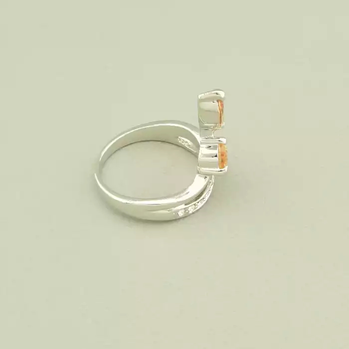 🏷️️ Каблучка Vogue Фіаніт (родій) ss_99493