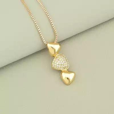 🏷️️ Кулон Xuping Фіаніт (позолота 18к) F-99908