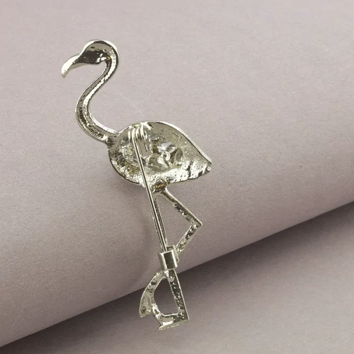 🏷️️ Брошка птах Сrystal 60х22 мм ss_72901