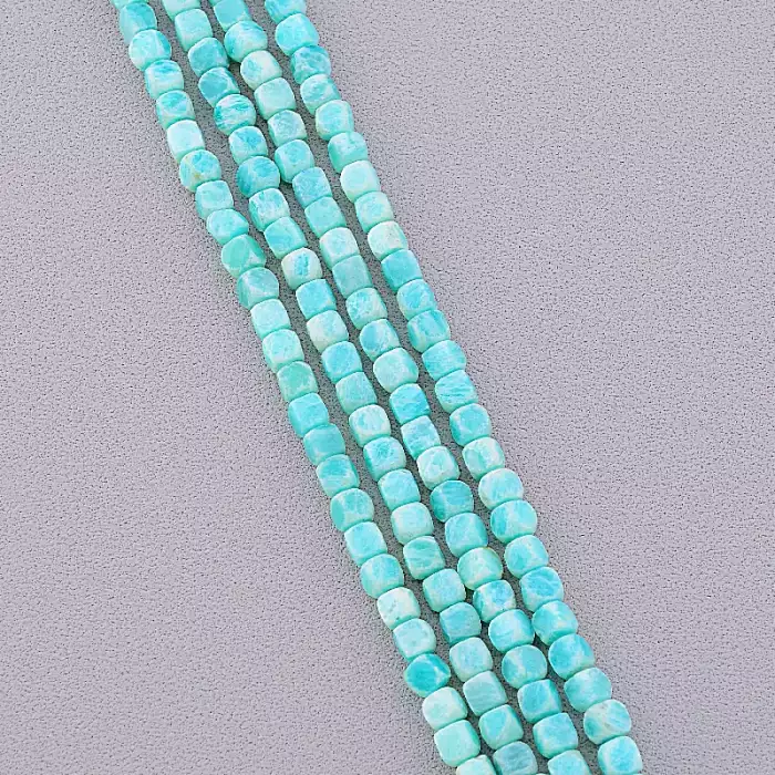 🏷️️ Нитка Амазонит 40 см (без замка) ss_82560