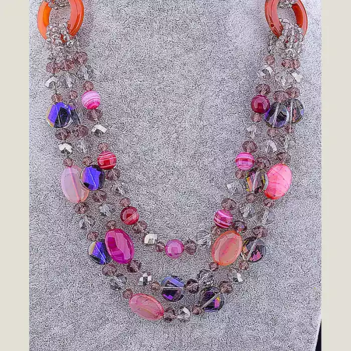 🏷️️ Намисто Агат 55 см ss_13530