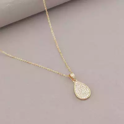 🏷️️ Підвіска Saiya Фіаніт 41 см (позолота 18к) F-83805