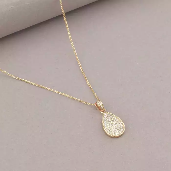 🏷️️ Підвіска Saiya Фіаніт 41 см (позолота 18к) ss_83805