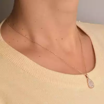 🏷️️ Підвіска Saiya Фіаніт 41 см (позолота 18к) F-83805