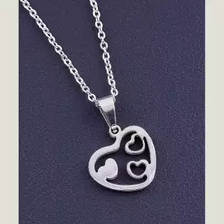 Підвіска серце Stainless Steel 45 см