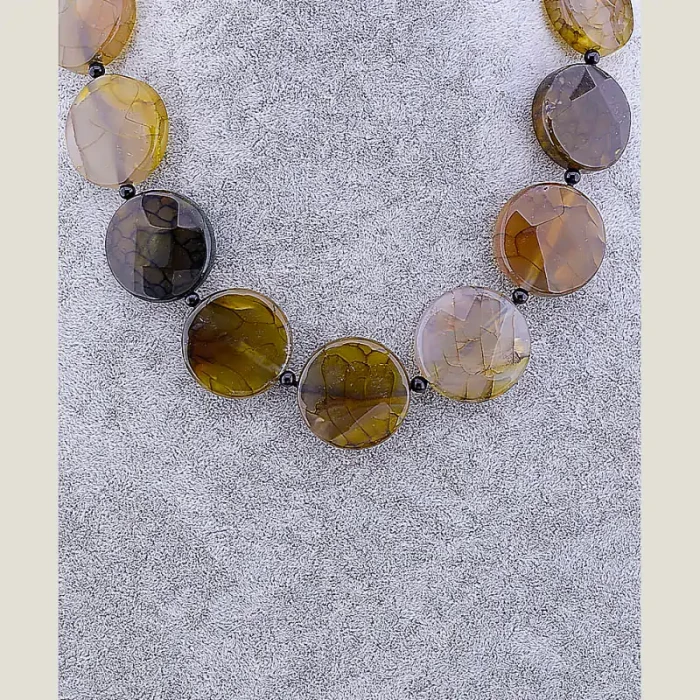 🏷️️ Намисто Агат 50 см ss_77052