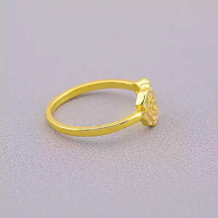 🏷️️ Каблучка роз'ємна троянда FJ Сrystal ss_43261