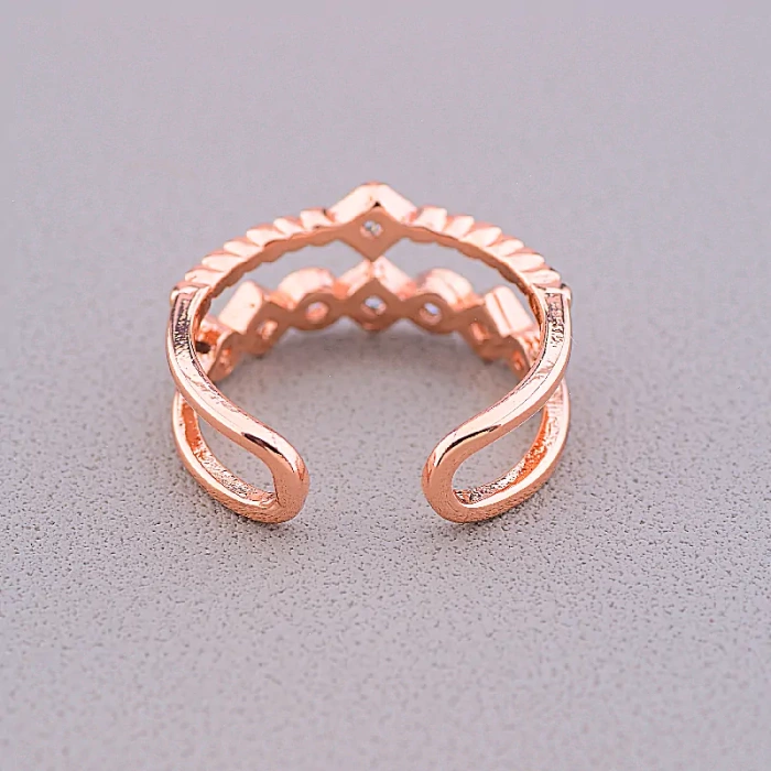 🏷️️ Каблучка роз'ємна FJ Сrystal ss_43361