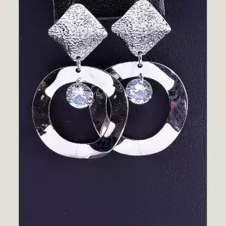 Сережки пусети FJ Фіаніт