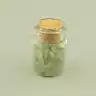 🏷️️ Пляшечка нефрит (30х20 мм, крихітка, зелений, скло) F-105068
