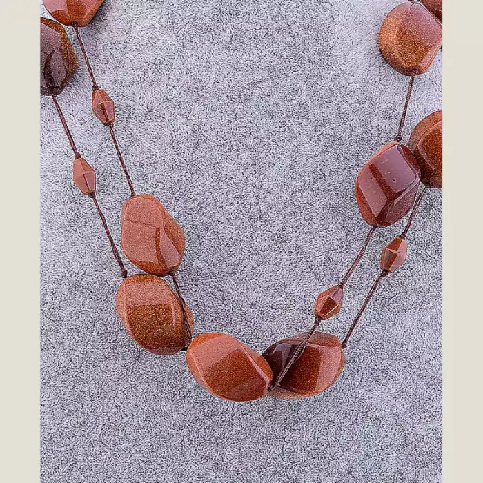 🏷️️ Намисто Золотий Пісок 120 см ss_80714