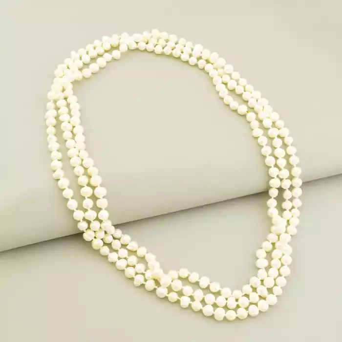 🏷️️ Намисто Перли 145 см F-105685