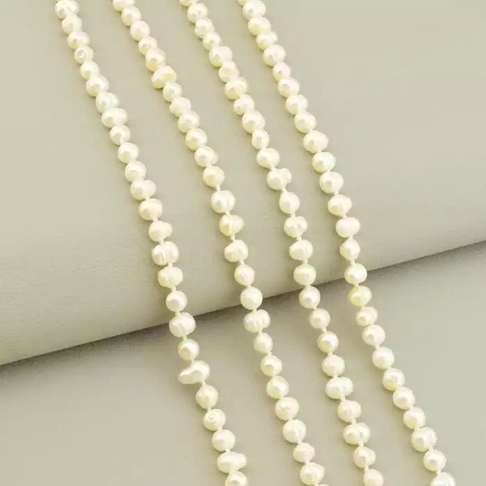 🏷️️ Намисто Перли 145 см F-105685