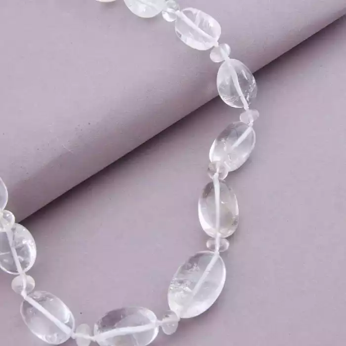 🏷️️ Намисто Гірський кришталь 49 см. (срібло 925 проба) ss_91003