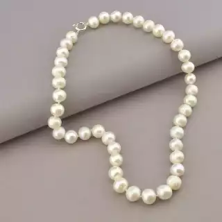 Намисто з перлин срібло (925 проба) 45 см.