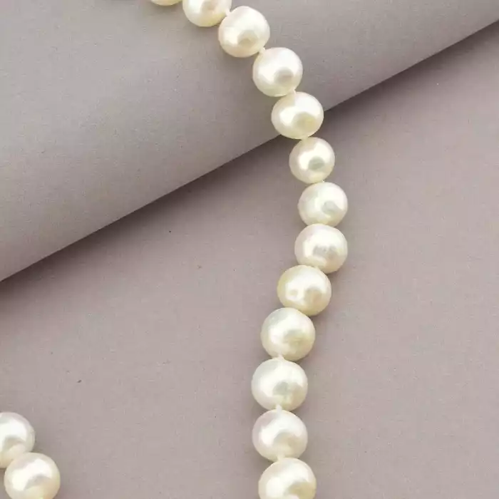 🏷️️ Намисто з перлин срібло (925 проба) 45 см. ss_91103