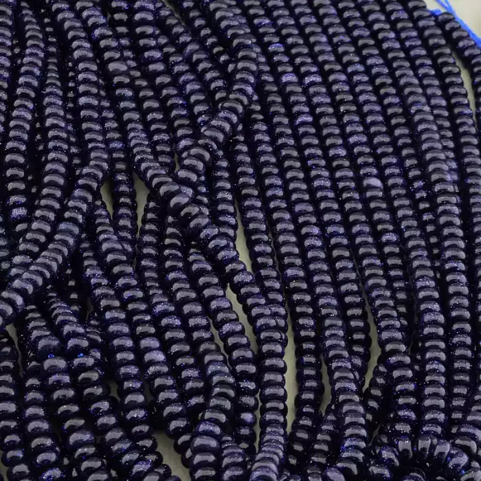 🏷️️ Намистини Каїрська ніч 38 см (без застібки) F-106090