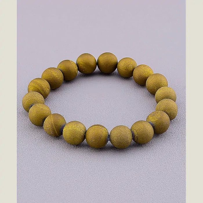 🏷️️ Браслет резинка Агат 18 см ss_71161