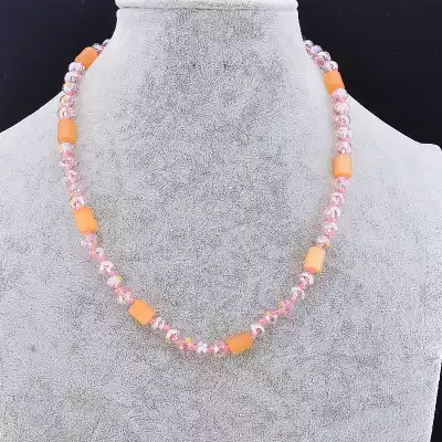 🏷️️ Намисто Котяче око, Чеський кришталь 48 см. F-91966