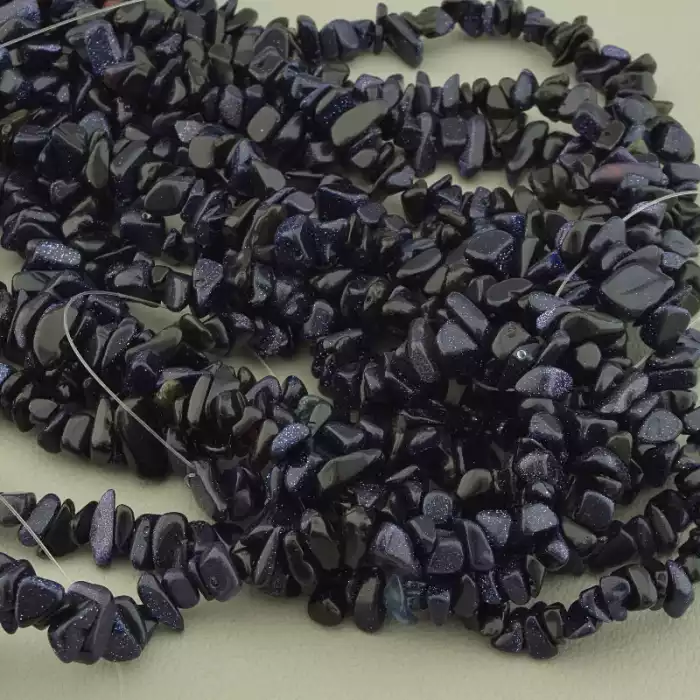 🏷️️ Нитка Каїрська ніч 78 см. (без застібки) ss_98885