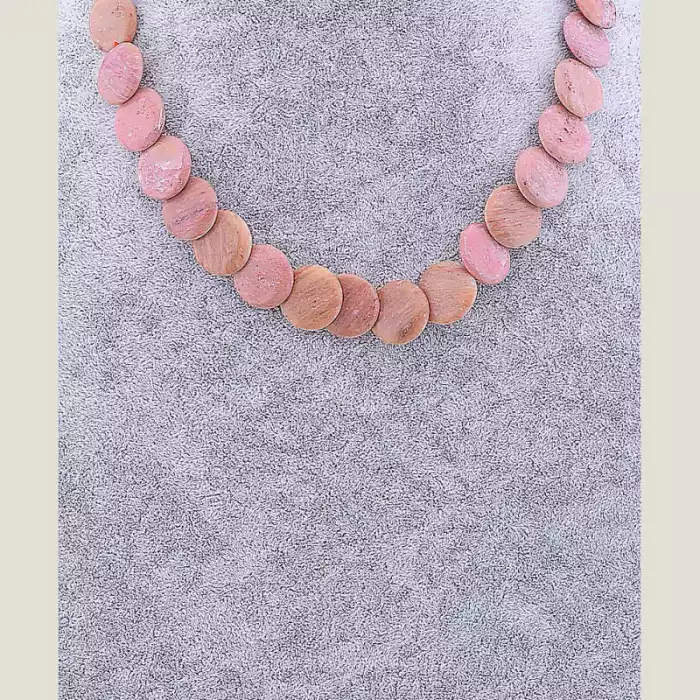 🏷️️ Намисто Родонит 44 см ss_72902