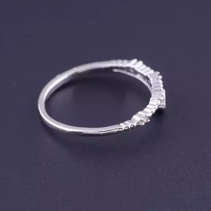 🏷️️ Каблучка Xuping Фіаніт (родій) ss_50720