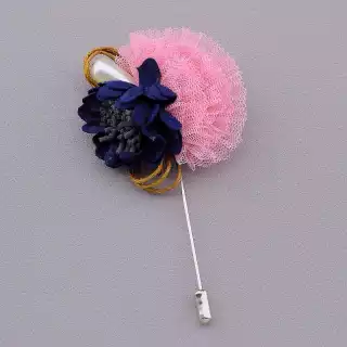 Брошка голка квіти Hanbeishi (Корея) тканина