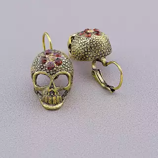 Сережки на англійській застібці Fashion Сrystal