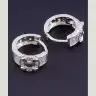 🏷️️ Сережки-кільця Xuping (родій) F-38420