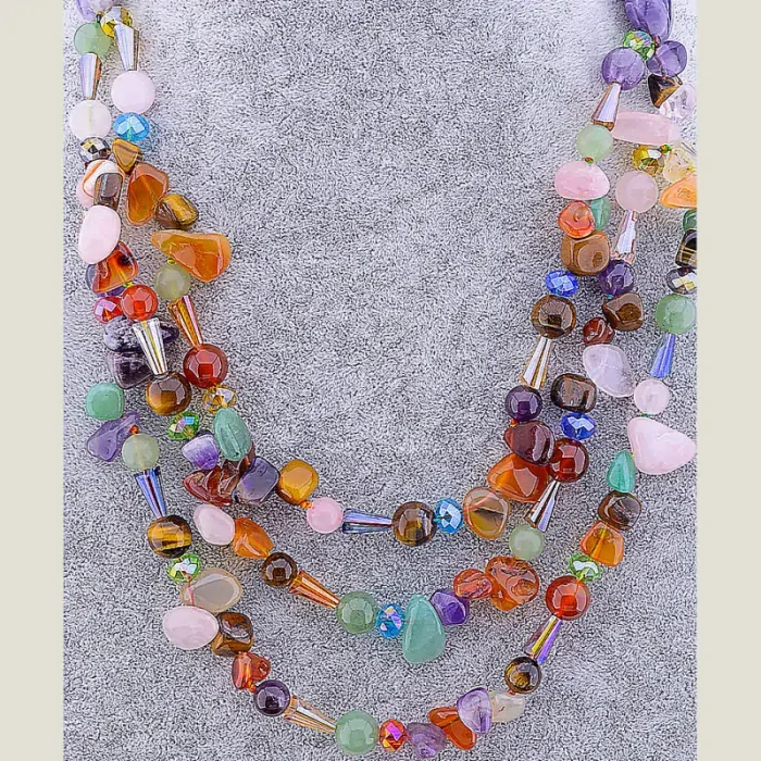 🏷️️ Намисто Самоцвіти 62 см ss_15846