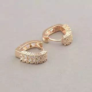 Сережки на англійській застібці Pataya Фіаніт