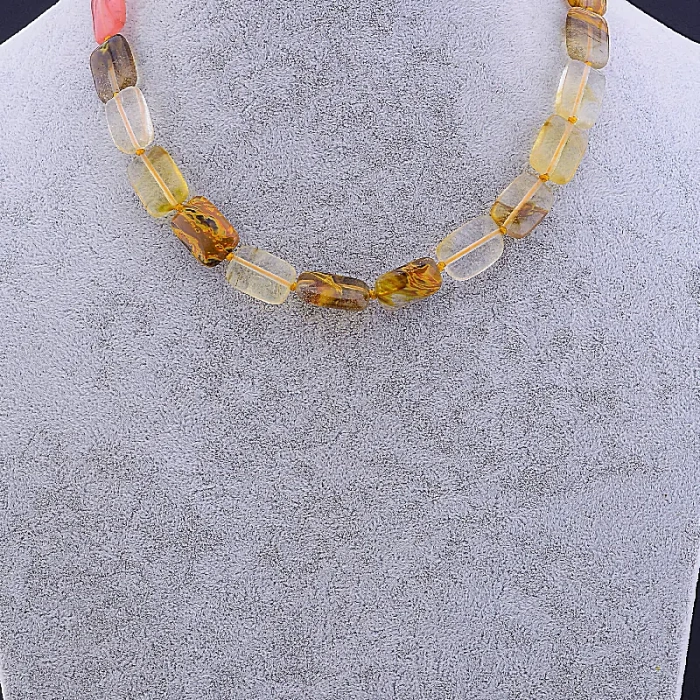 🏷️️ Намисто Халцедон 45 см ss_80181