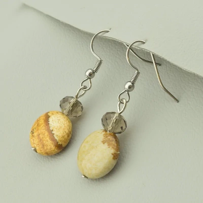 Сережки Яшма, Чеський кришталь