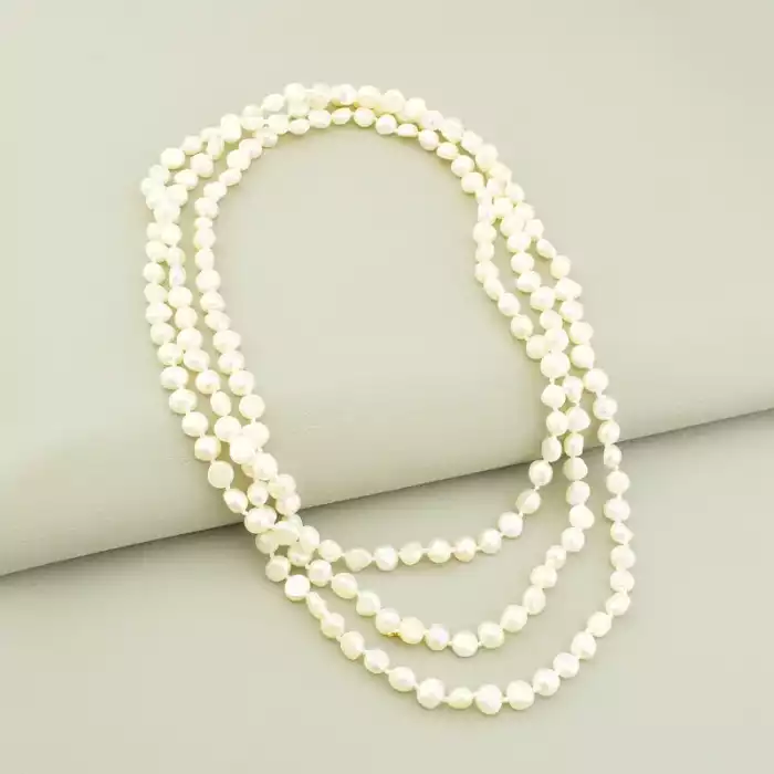 🏷️️ Намисто Перли 120 см F-105686