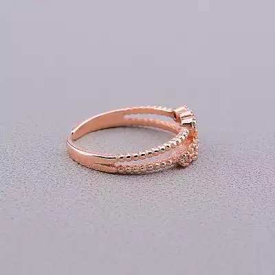 🏷️️ Каблучка роз'ємна FJ Сrystal F-82678