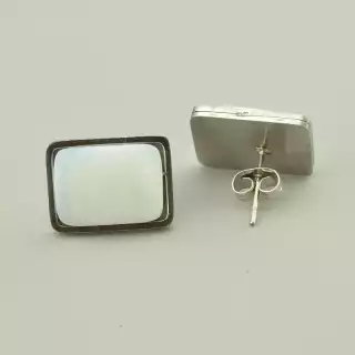 Сережки пусети Перламутр