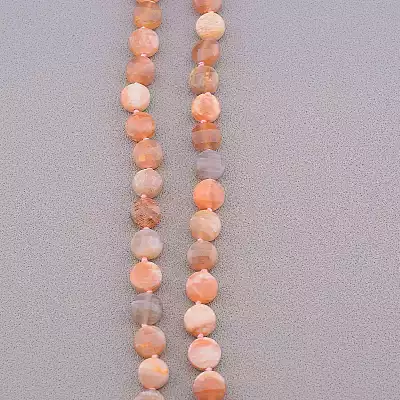 🏷️️ Намисто Сонячний камінь 43 см F-82899