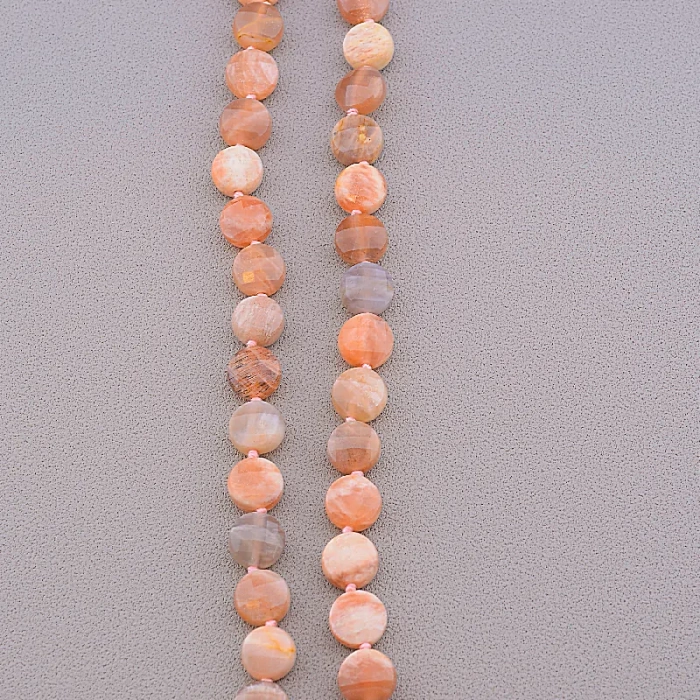 🏷️️ Намисто Сонячний камінь 43 см ss_82899