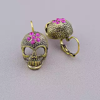 Сережки на англійській застібці Fashion Сrystal