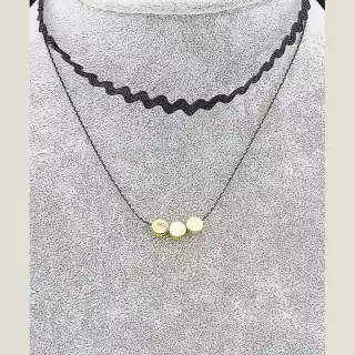 Чокер Fashion тканина 35 см (застібка карабін)