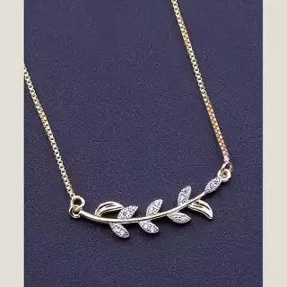 Підвіска Xuping Фіаніт 40 см (позолота/родій)